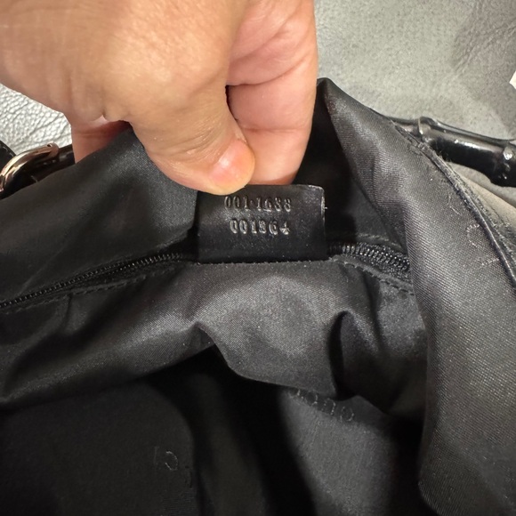 Authentic Tom Ford Gucci Bamboo Nylon Handbag - Picture 14 of 15